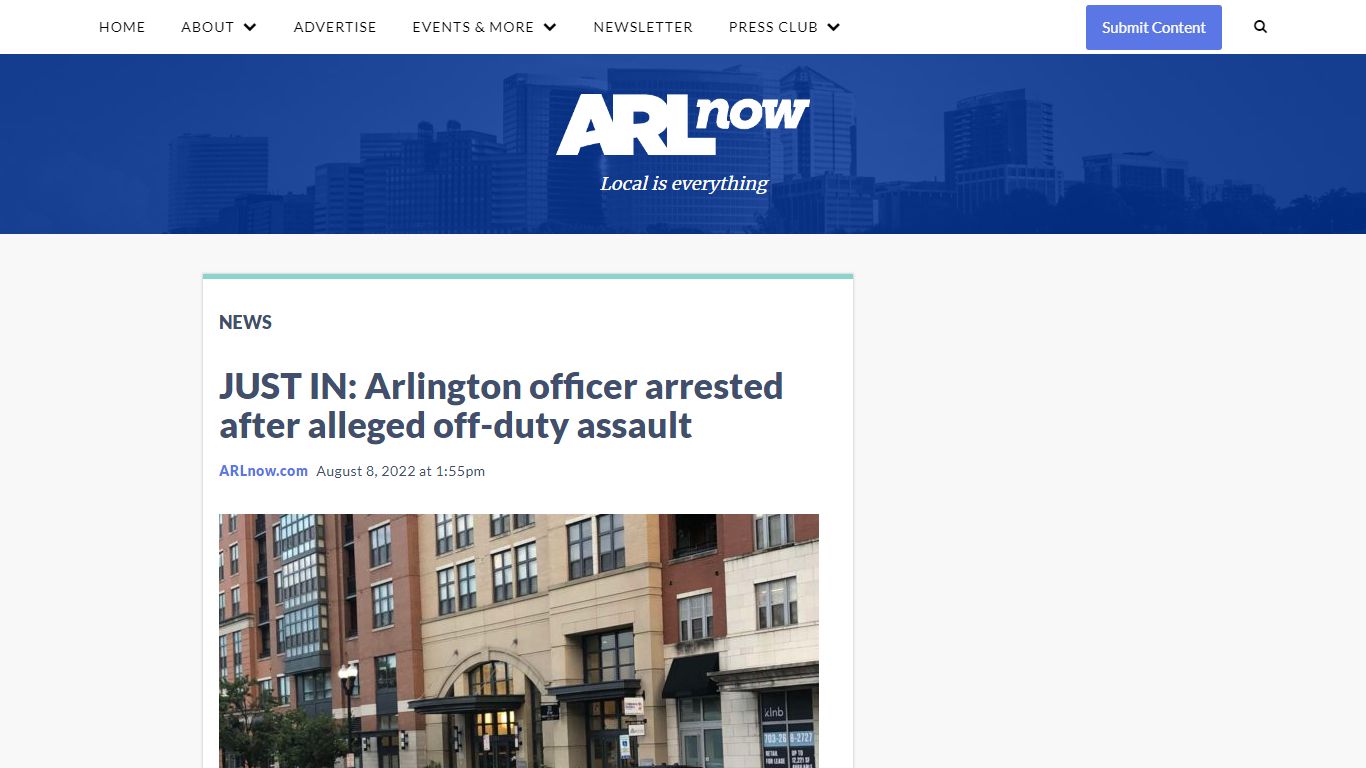 JUST IN: Arlington officer arrested after alleged off-duty assault