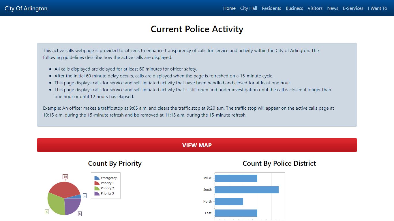 Arlington Police Department - Police Incidents